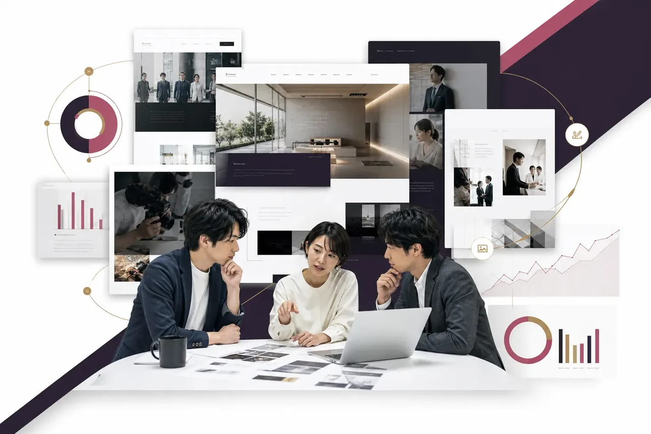 CMS選定・サイト構築の制作イメージ