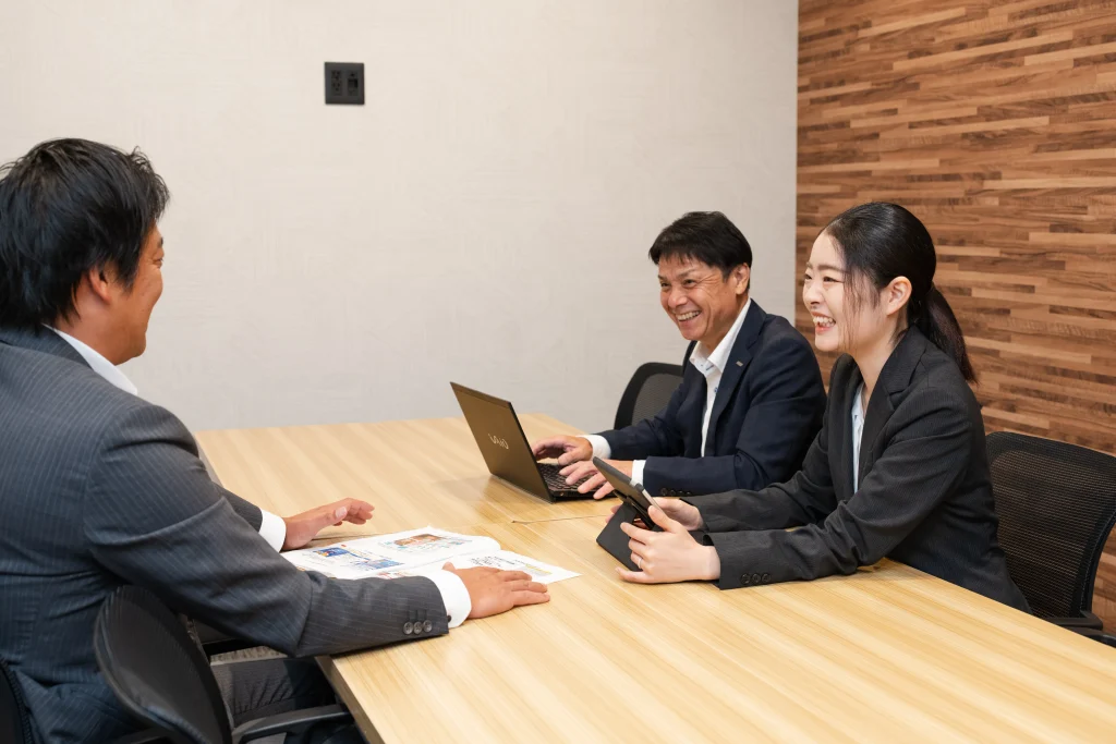 Business Park Mabuchi|大会議室での商談の利用シーン